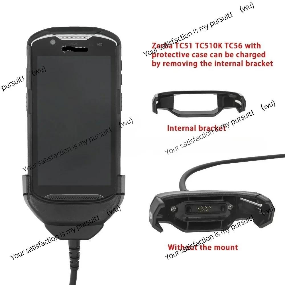 Zebra TC51 TC510K TC56 TC57용 USB 데이터 충전기 케이블 CBL-TC51-USB1-01 교체