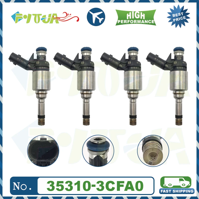 

4pcs Fuel injector 0261500096 for Hyundai Kia Nozzle 35310-3CFA0 353103CFA0