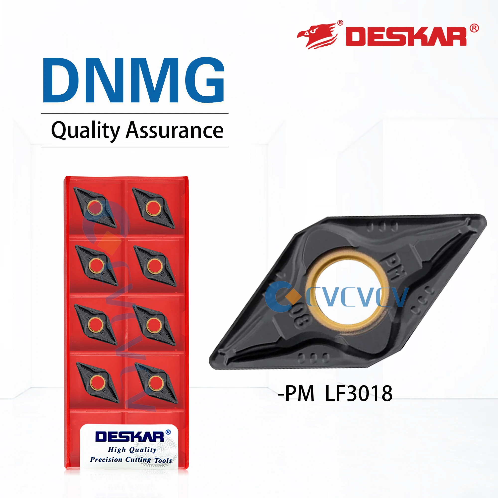 DESKAR 100% Original Numerical Control lathe tool DNMG150608-PM LF3018 Cutting Tools Use For Processing Cast Iron Rhombus Blade