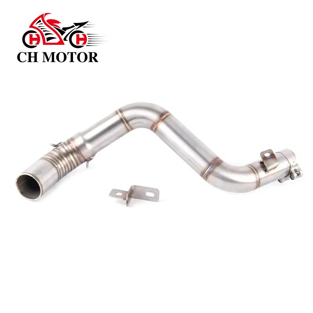 

For KTM Duke 125 250 390 2013 2014 2015 2016 Motorcycle Full Exhaust System Vent Middle Pipe Link Connect Motor Accessories