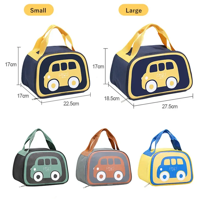 Portable Insulated Thermal Picnic Food Lunch Bag Box Cartoon Tote Food Fresh Cooler Bags Pouch For Women Girl Kids Children Gift