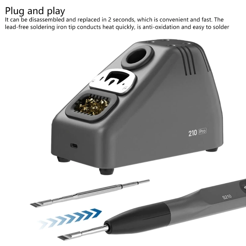 Portable Soldering Iron With Adjustable Temperature Control And Rapid Heating For DIY Enthusiasts And Technicians 601C