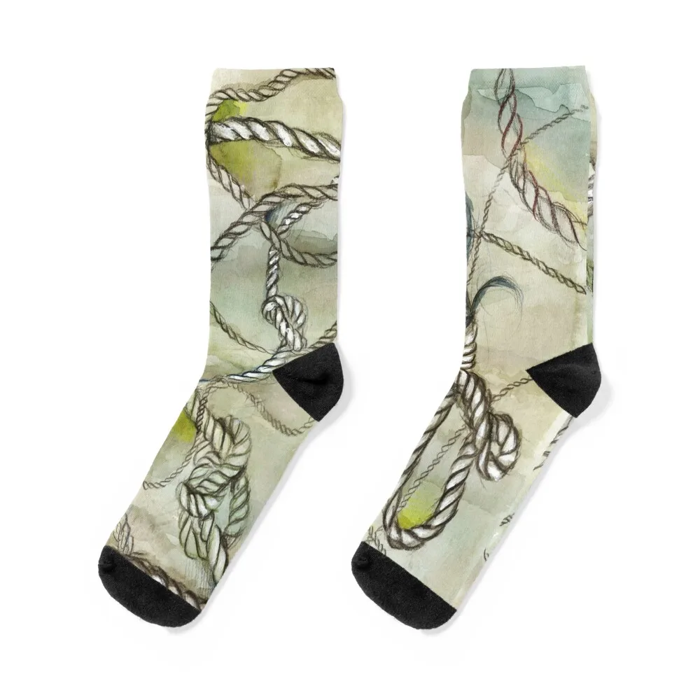 

ROPES Socks anti-slip snow fashionable hip hop Ladies Socks Men's