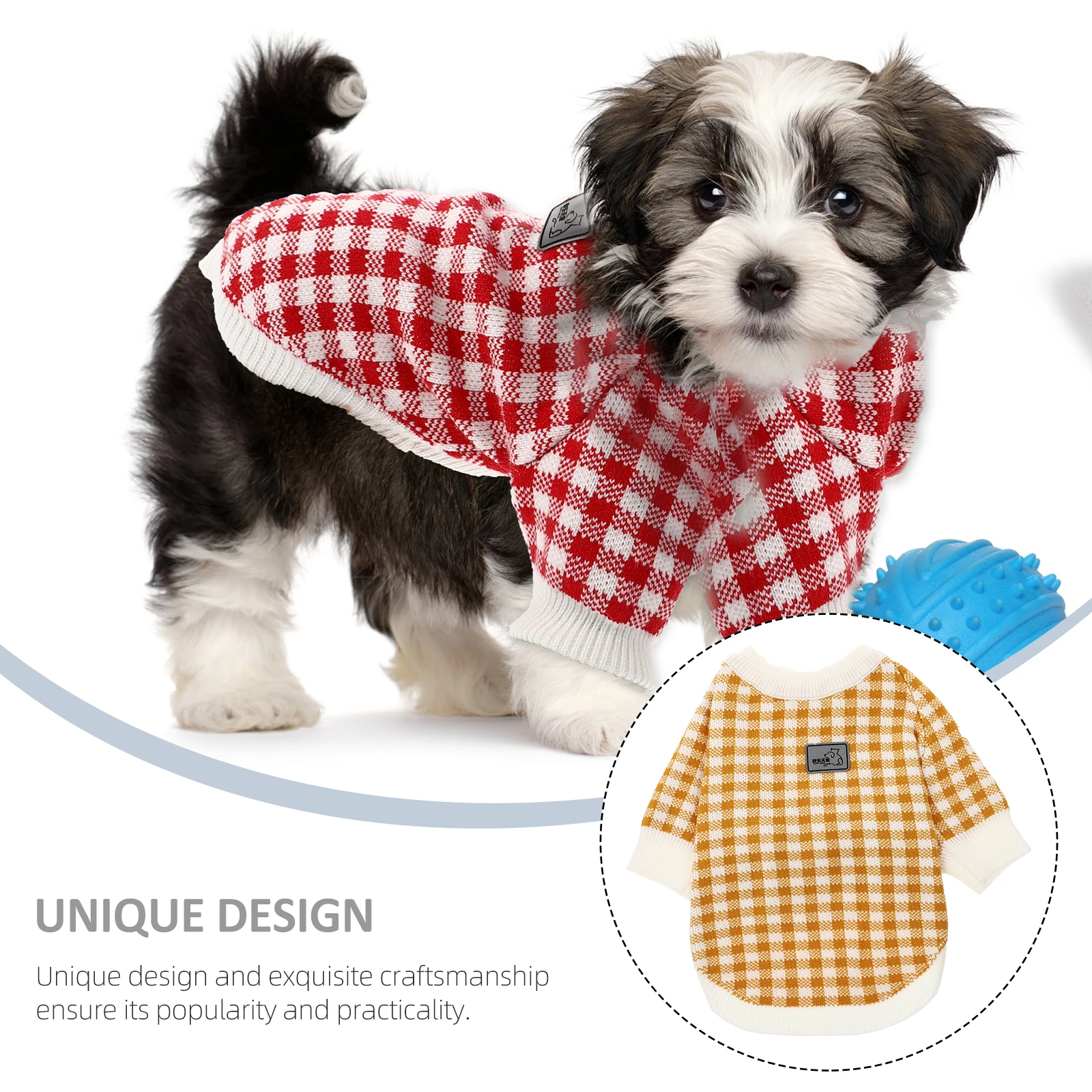 

Adorable Pet Sweater Puppy Dog Clothes Warm Winter Costume Party Wearable Outfit Durable Fabric For Daily Outdoor Use