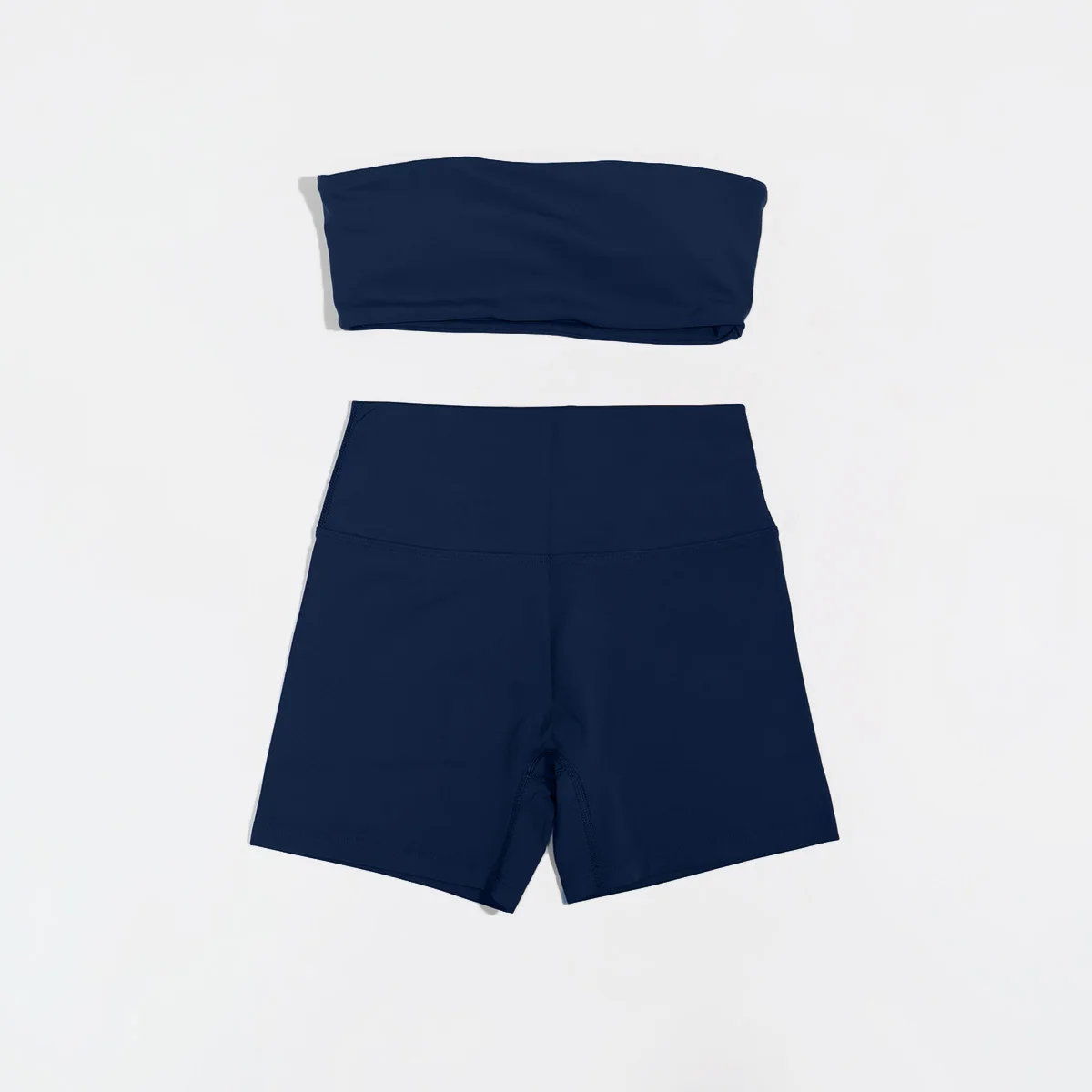 Sommerliches trägerloses Sport-BH- und Crop-Top-Set für Damen, Fitness, Yoga, Workout, Gym-Outfit, Deportivos Mujer, 2-teiliges Sportoutfit – Detail 11