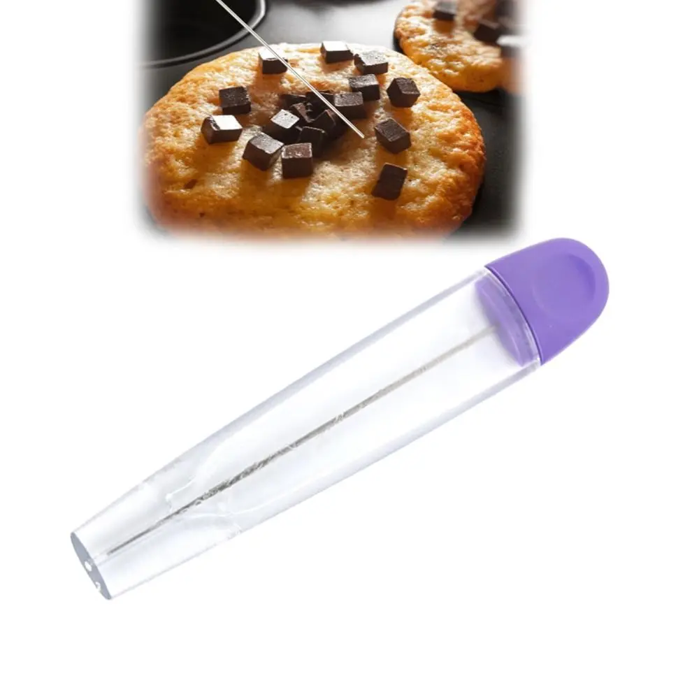 Stainless Steel Cake Tester Stick Reusable With Cover Stainless Steel Cake Needle 6.3 Inch Test Pin Design