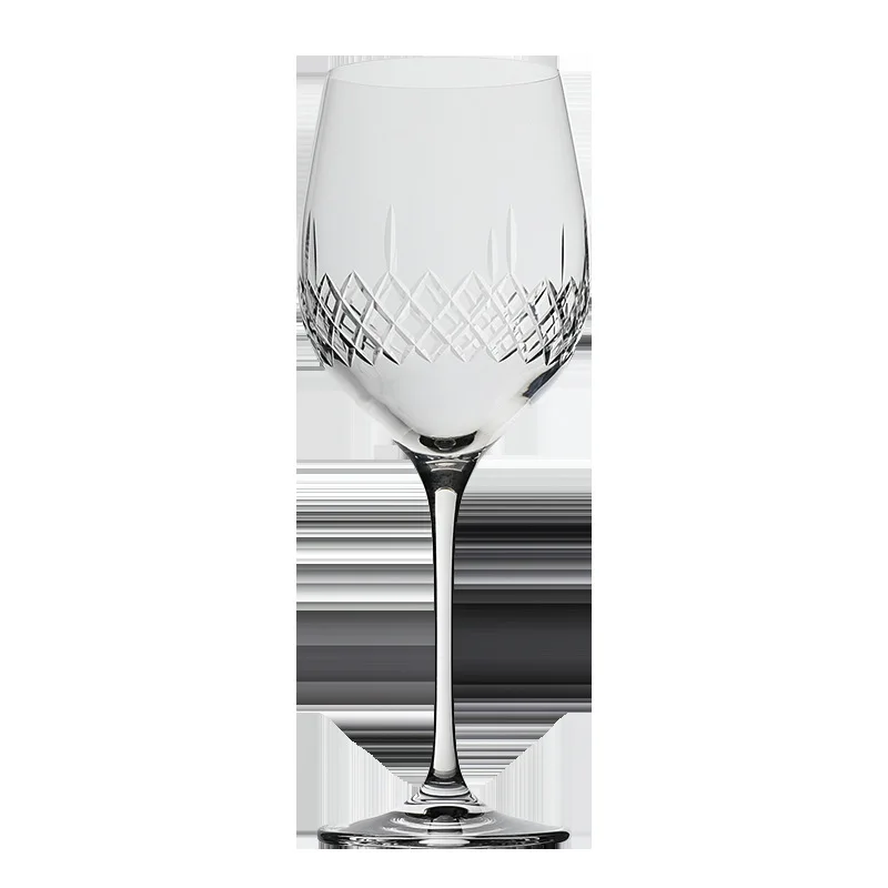 

Handmade car engraved European retro pattern ornament wine set wine bottle crystal cup brandy whisky cup