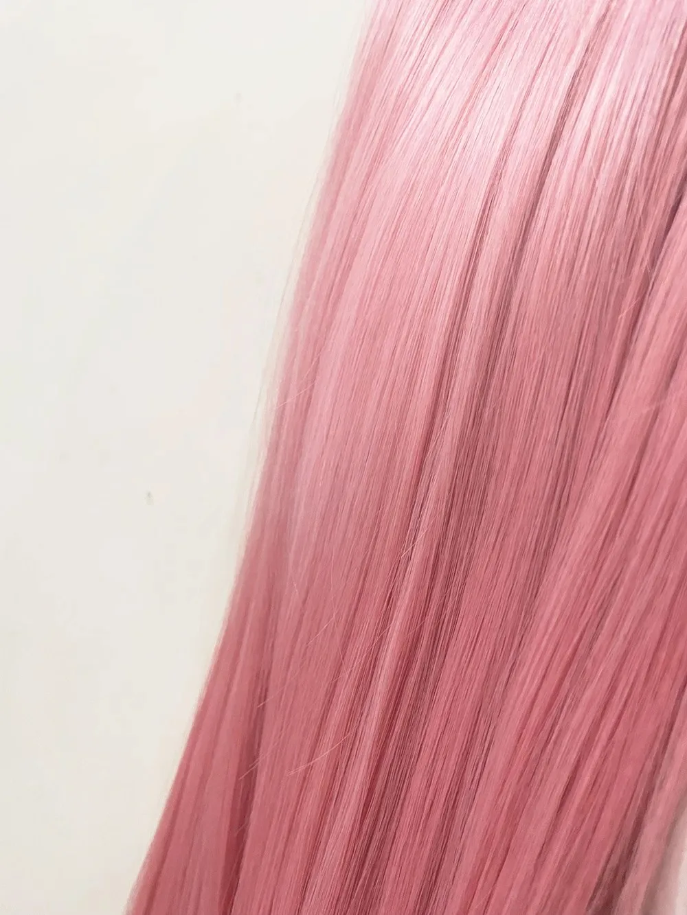 عالية الجودة ياي ميكو شعر مستعار تأثيري طويل الوردي التدرج مقاومة للحرارة الشعر الاصطناعية هالوين أنيمي لعبة الباروكات + غطاء شعر مستعار #3