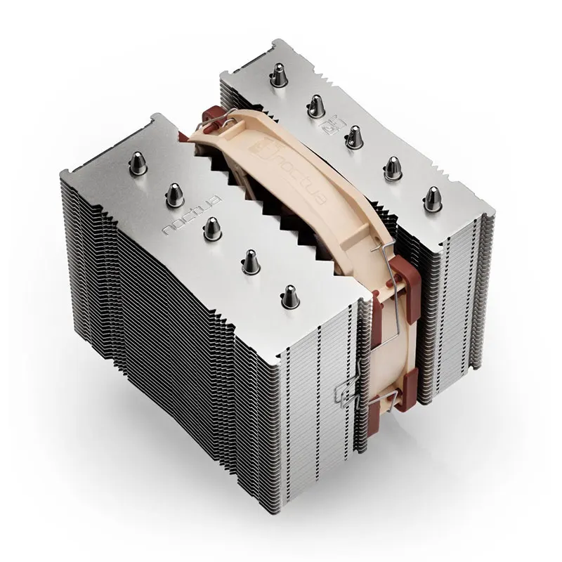 Imagem -04 - Noctua-case Radiator Nh-d12l Heat Pipes Dual Tower Amd Am4 Am5 Lga1700 1200 Compatível com Ram 120 mm Baixa Altura