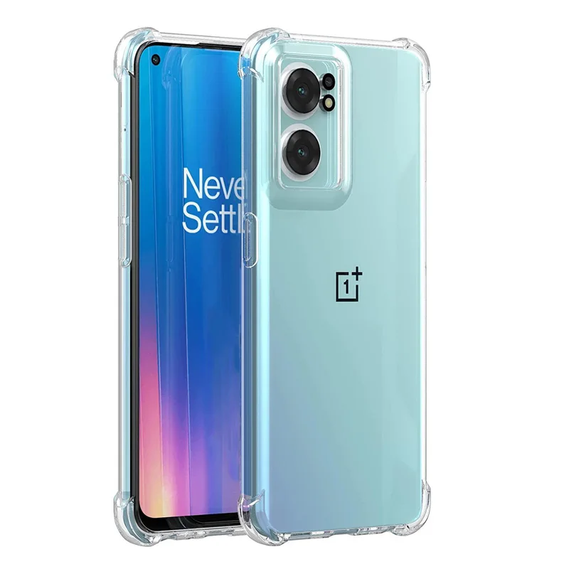 Shockproof Clear Case For Oneplus 8 Lite 9 10 Pro 11 8T 10T Soft Shell Nord CE 2 3 N10 N20 N30 N100 N200 N300 Ace 2V Back Cover