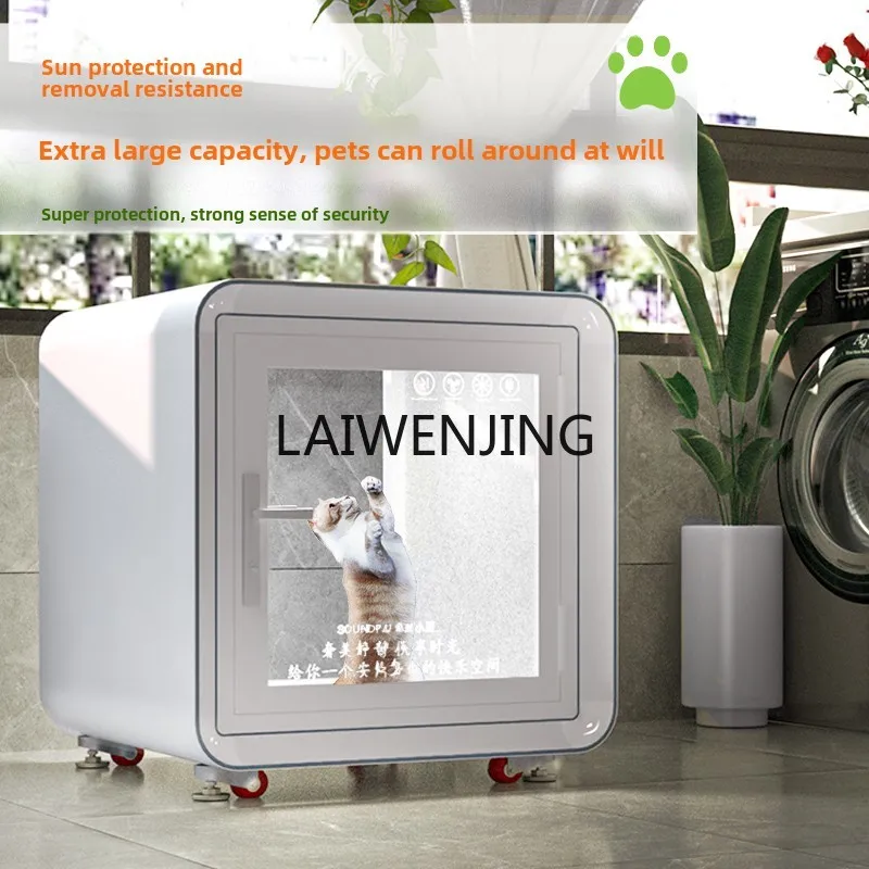 HLZ pet removable soundproof room silent compartment disassembly cat dog house can be customized