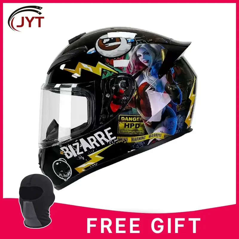 

Motorcycle Helmet Full Face Helmet Four Season Motocross Helmets HD Visors Capacete De Moto Casque Moto Equipment DOT Approved