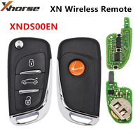 2/5PCS Xhorse VVDI XNDS00EN DS style Wireless Remote Universal Car Key for VVDI2/Key Tool MAX/MINI KEY TOOL English Version