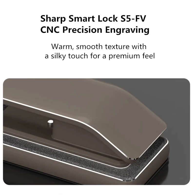 Sharp S5-FV Fully Automatic Smart Lock Face Recognition，Palm Vein，Fingerprint，Password Unlock for Home Security Doorlock view 6
