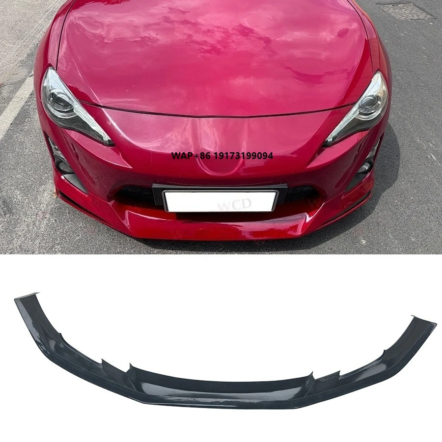 

High Quality New Front Lip Spoiler for-Toyota GT86 BRZ 13-15 Front Bumper Chin Lip Splitter Car Body Kit