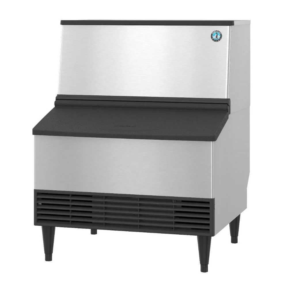 

30 inch air-cooled modular crescent cube ice maker with storage capacity of 100 pounds, 290 pounds/day, 115v