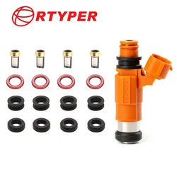 4Set Fuel Injector kit Filter Oring Seal For Yamaha Suzuki Outboard G16A J20A 15710-65D00 CDH210 MD319791 MD319792 INP-771