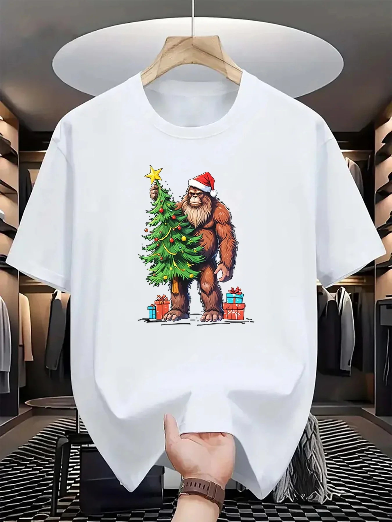 

New Style Dry Classic Slim-Fit Breathable Sports Casual Printed Short-Sleeve Men's T-Shirt Comfortable Wear, Home Wear