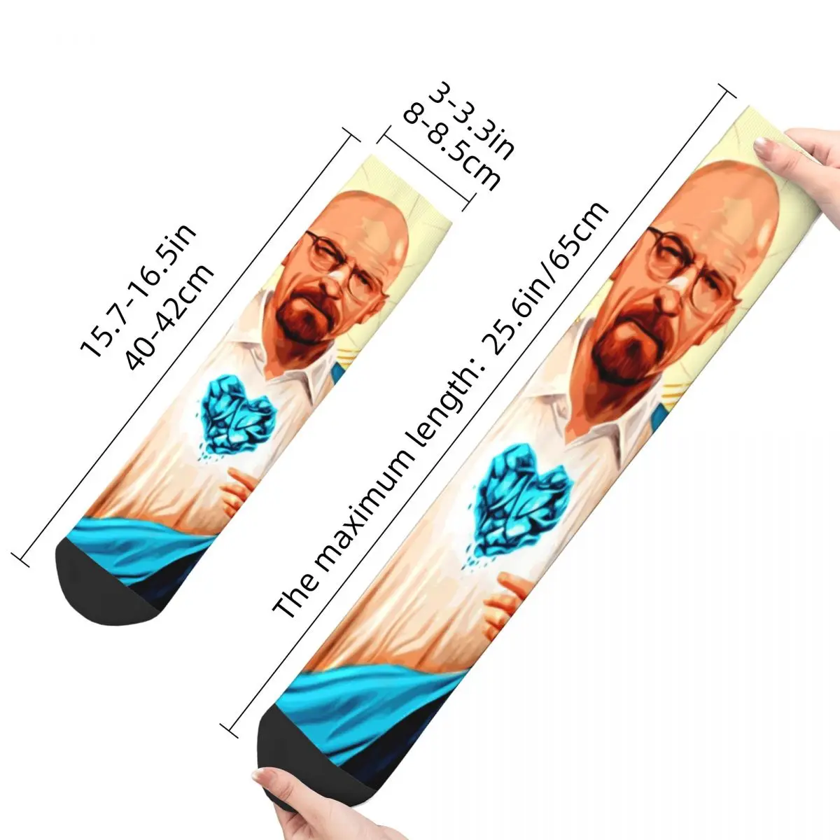 Walter White Breaking Bad Socks Men\'s Women\'s Funny Happy Socks Novelty Spring Summer Autumn Winter Socks Gifts