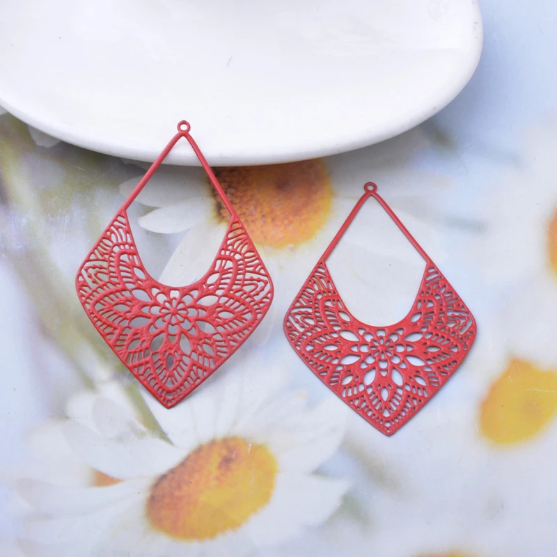 20 Stück AB7674 Messing Große Goldene Geometrie-Anhänger Bunte Charms DIY Schmuck Ohrringe Herstellung – Detail 10