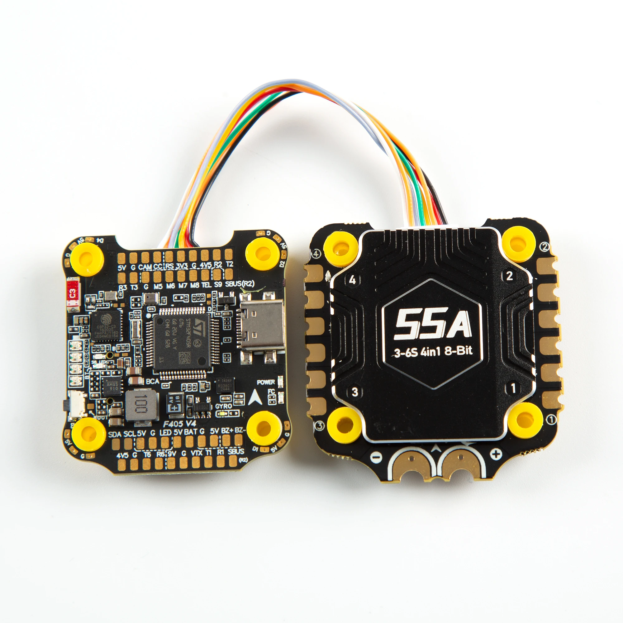 Контроллер полета F405 V4 30x30 и BLS 55A 4-в-1 ESC F405 V4 Stack для SpeedyBee 3-6S FPV 5-8-дюймовая рама/детали дронов для фристайла