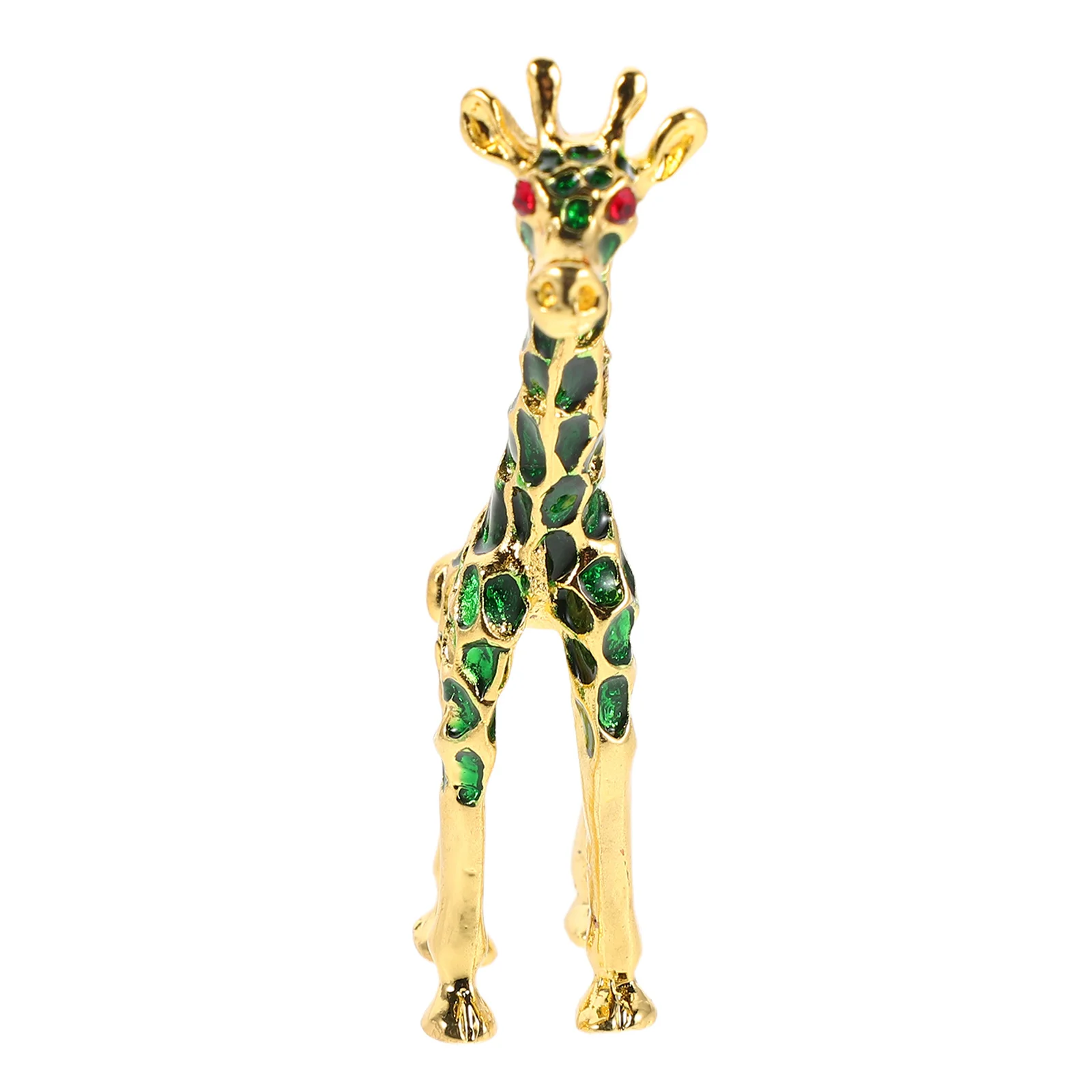 

Giraffe Mini Metal Animal Decorative Statue For Desk Shelf Bedroom Office Home Garden Decoration Small Sculpture