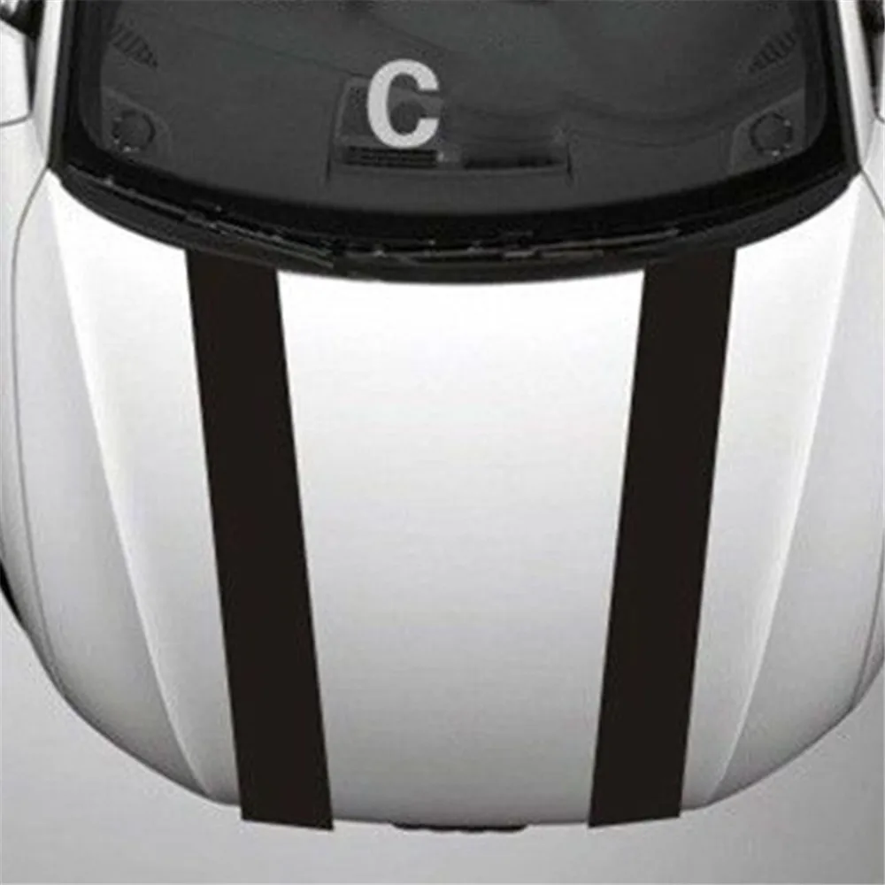 Adesivo de carro capô, Adesivos personalizados Stripe, Adesivo corporal modificado automaticamente, Acessórios de carro de venda quente, Decoração