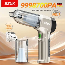 SZUK NEUE C017MAX Auto Staubsauger Drahtlose Mini Handheld Starke Saug Reinigung Maschine Tragbare Staubsauger für Auto Hause