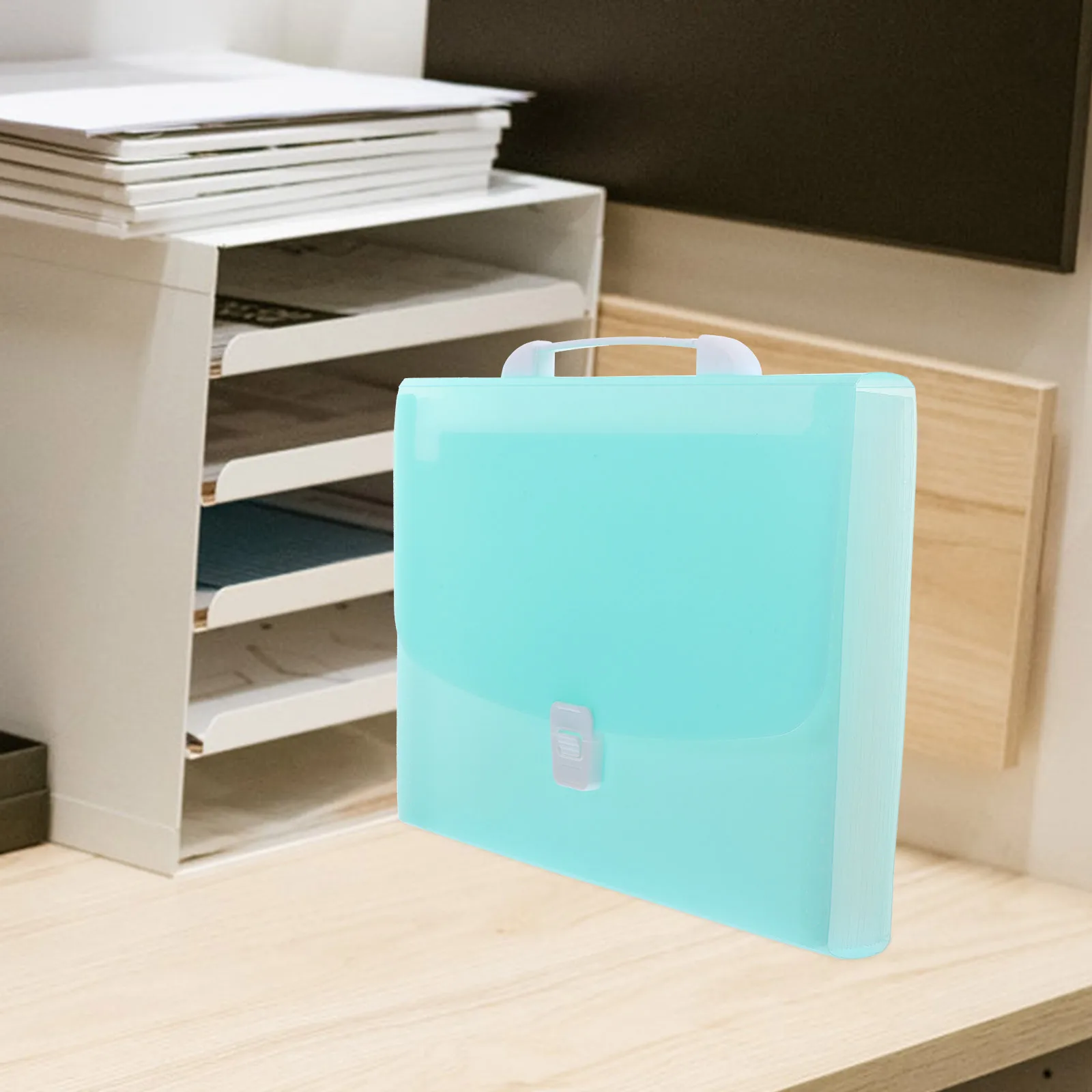 File Folder A4 Expanding Document Organizer Portable Plastic Folder For Office School Home Accordion File Organizer