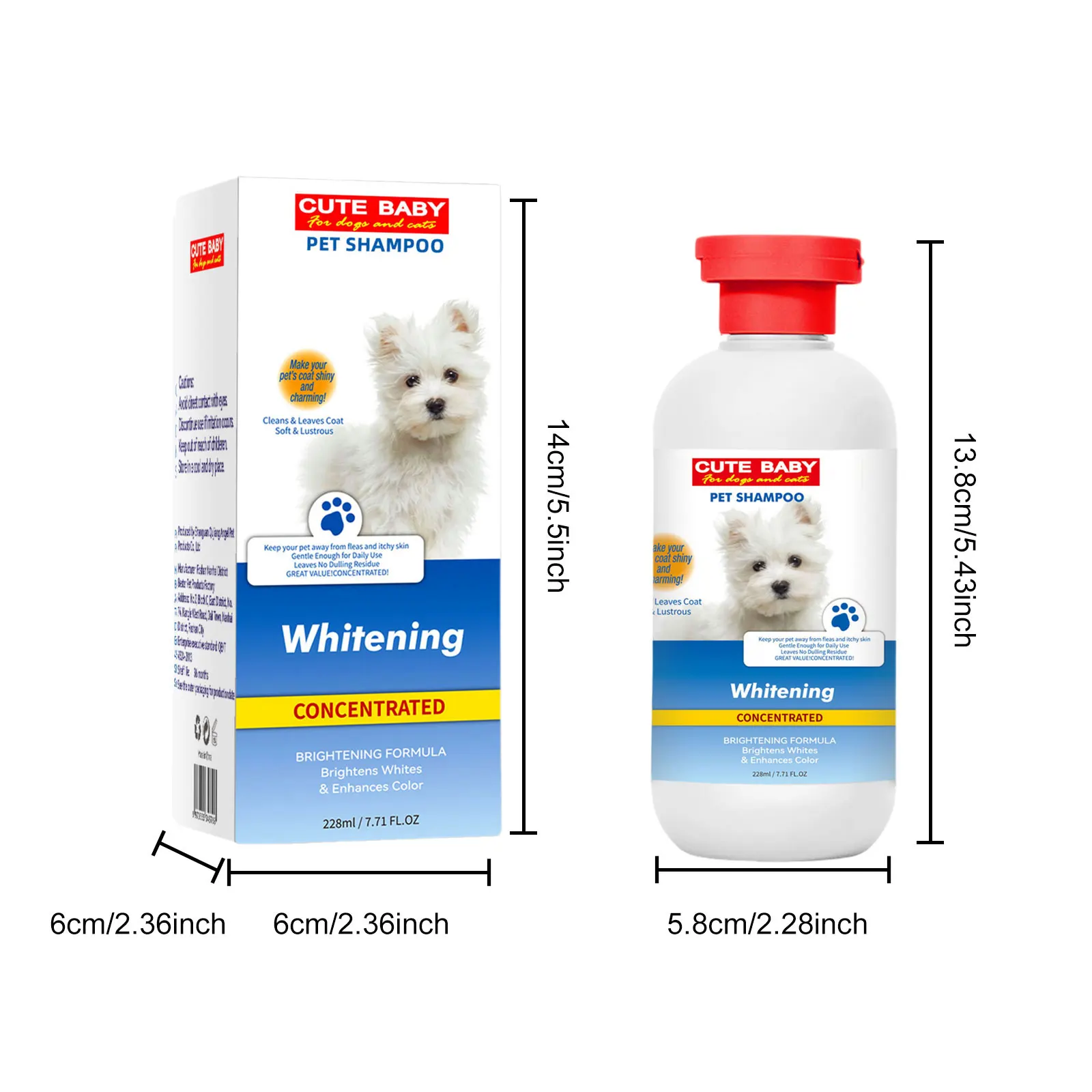 228ml PET Cleaning High Quality Safe Pet Dog Shampoo Body Wash Tender Skin Odor Removing Cleansing Petcleaning for Dogs Cats view 5