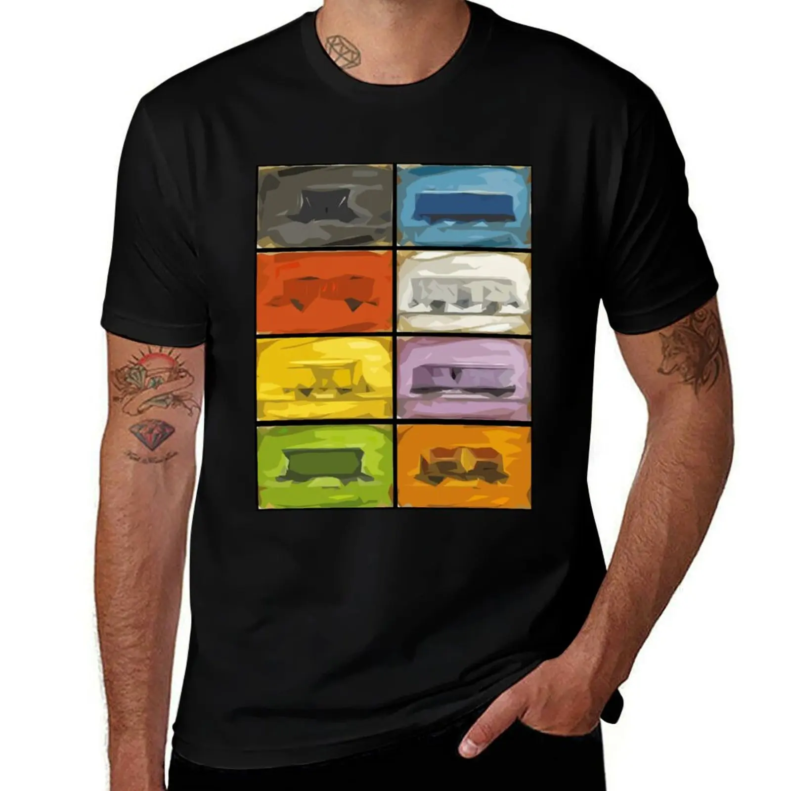 Ticket to Ride Trains T-Shirt Mechanic Work Tee Shirt T-Shirt