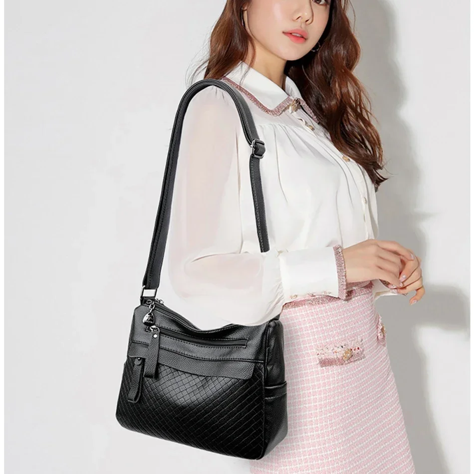 2023 Fashion Casual Ladies Crossbody Bag High Quality Purses and Handbags Luxury Designer PU Leather Shoulder Bags for Women Sac