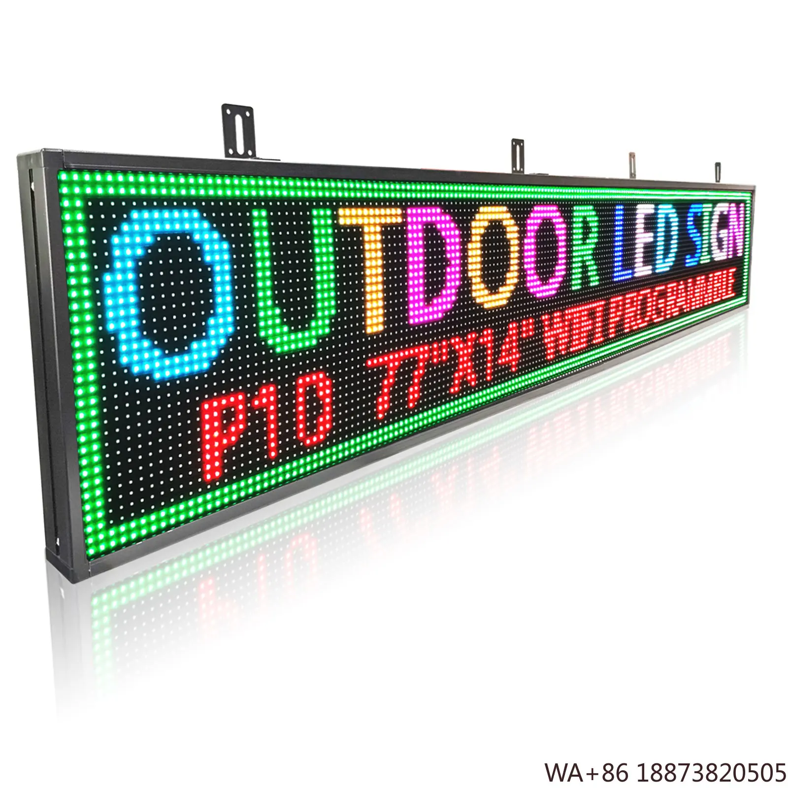 

Светодиодный дисплей P6, наружная программируемая вывеска, Wi-Fi, беспроводное управление, электронная доска объявлений, подходит для торгового центра и учета