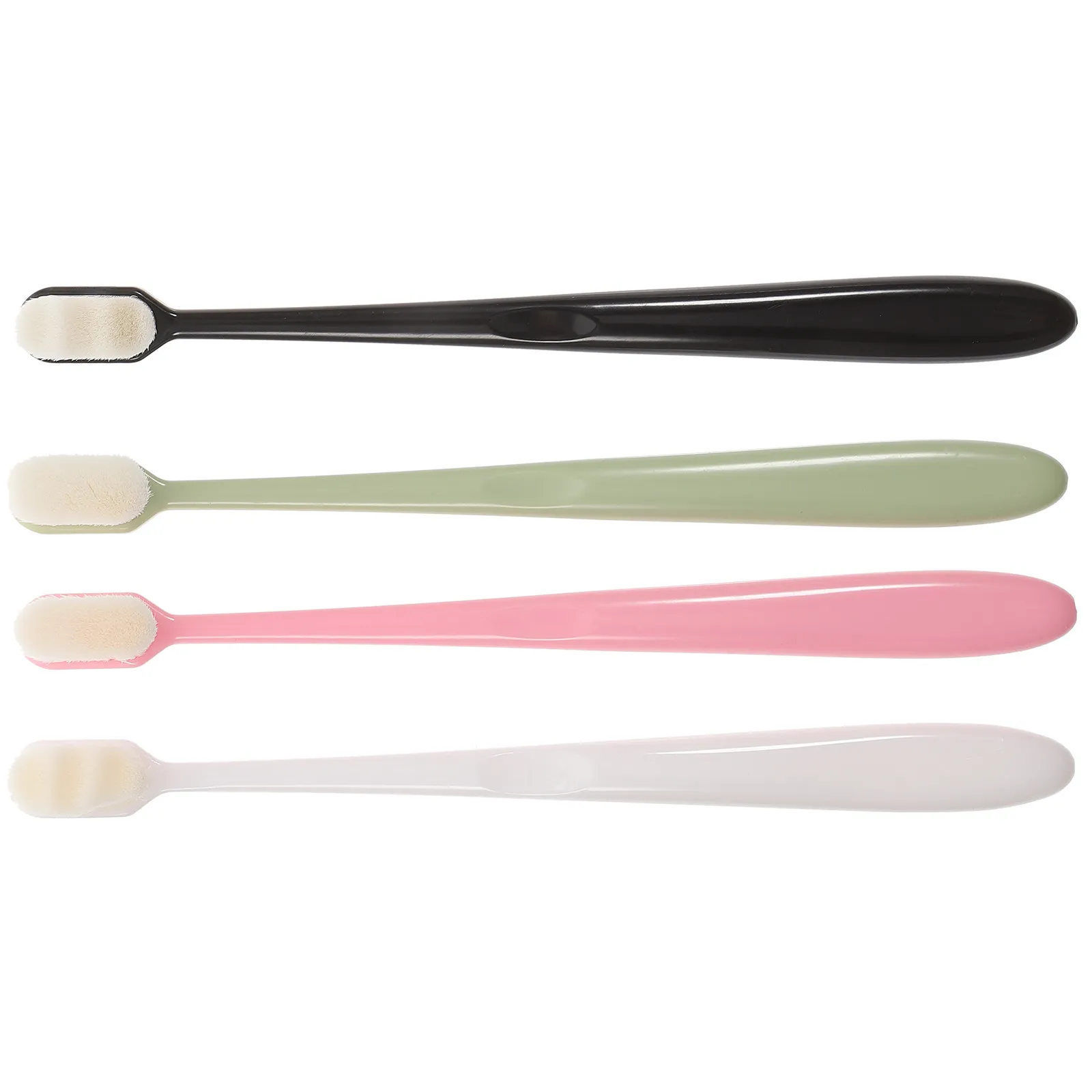 4Pcs Super Soft Toothbrushes Wear-Resistant Teeth Brush for Travel and Home Use Soft Toothbrushes for Adults Toothbrush