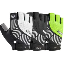 GIYO Spring Sport Cycling Gloves Fishing Gym Fingerless Bike Gloves MTB Cycling Half Finger Gloves For Bicycle Men Women