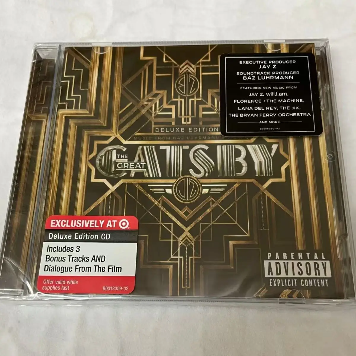 Movie THE GREAT GATSBY Music CD Lana Del Rey OST Album Cosplay Music Record Walkman Car Soundtracks Box Party Music Collection