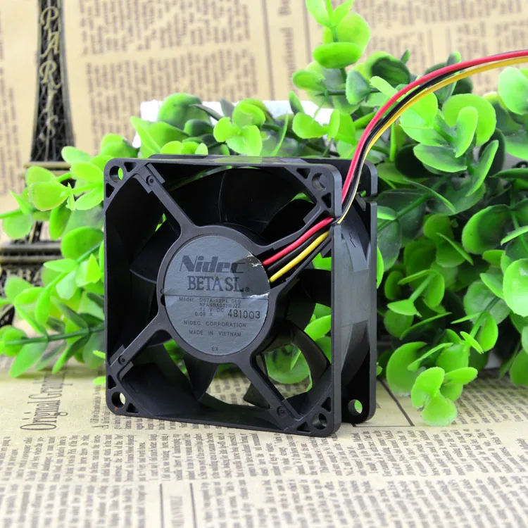 

ORIGINAL D07A-12PL 06B 12V 0.09A 7CM 7025 3WIRES COOLING FAN