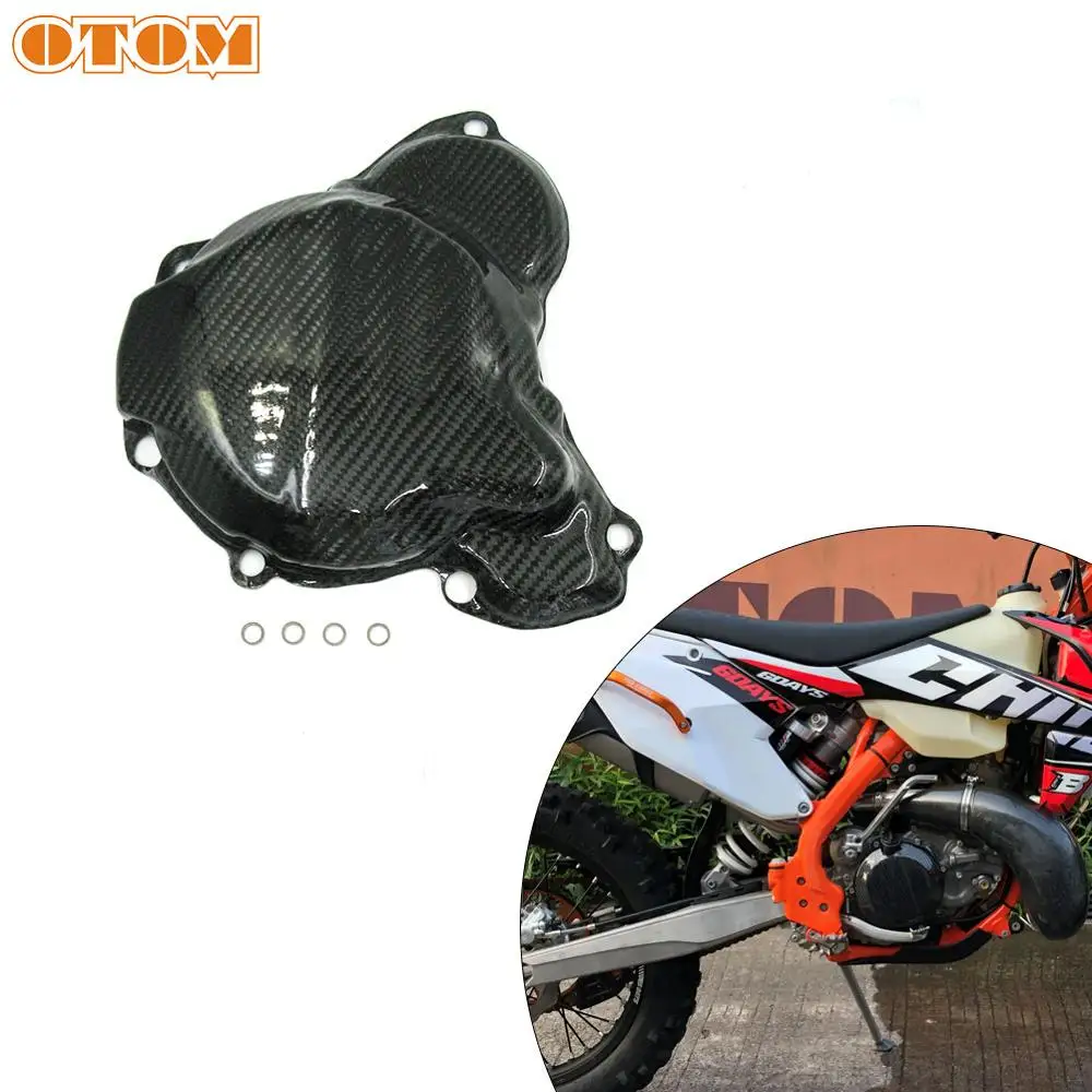 

OTOM Motocross Clutch Cover And Ignition Cover Motorcycle Stator Magneto Engine Crankcase Guard Protector For KTM 300 EXC XCW XC