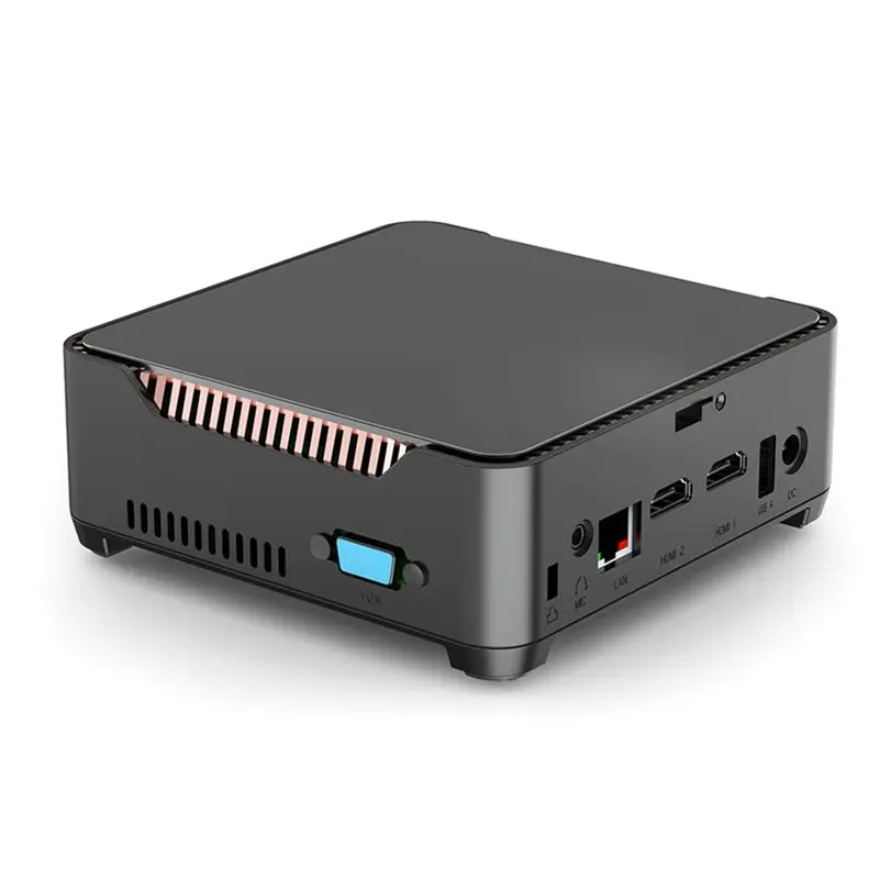 

Stylish- Mini PC 8GB DDR4 512G SSD Mini PC 8GB DDR4 512G Nvme Pro Gaming Computer 4K HD Port VGA Win 11 EU Plug