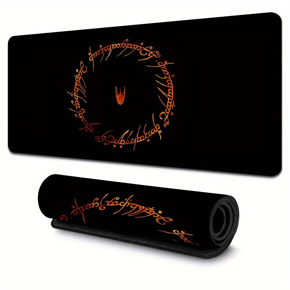Vintage Ring Large gaming Mouse Pad 900x400x3MM Black non-slip desk mat Office School Home Fashion keyboard mat desk accessories
