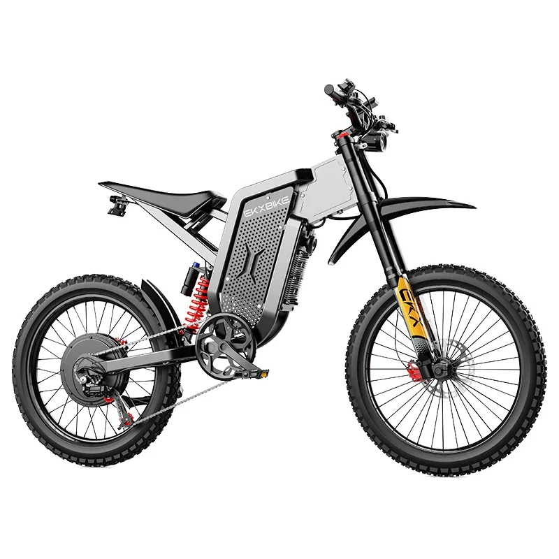 EKX X21 Max Electric Motorcycles 3000W Brushless Gearless Motors 60V30AH Lithium Battery Speed 85Kmh Adult Off Road E-bike