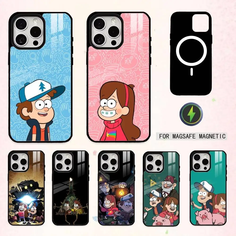 

Bill Cipher G-Gravity F-Falls Phone Case For iPhone17,16,15,14,13,12,11 Plus,Pro Max Magnetic For Magsafe Wireless Charging
