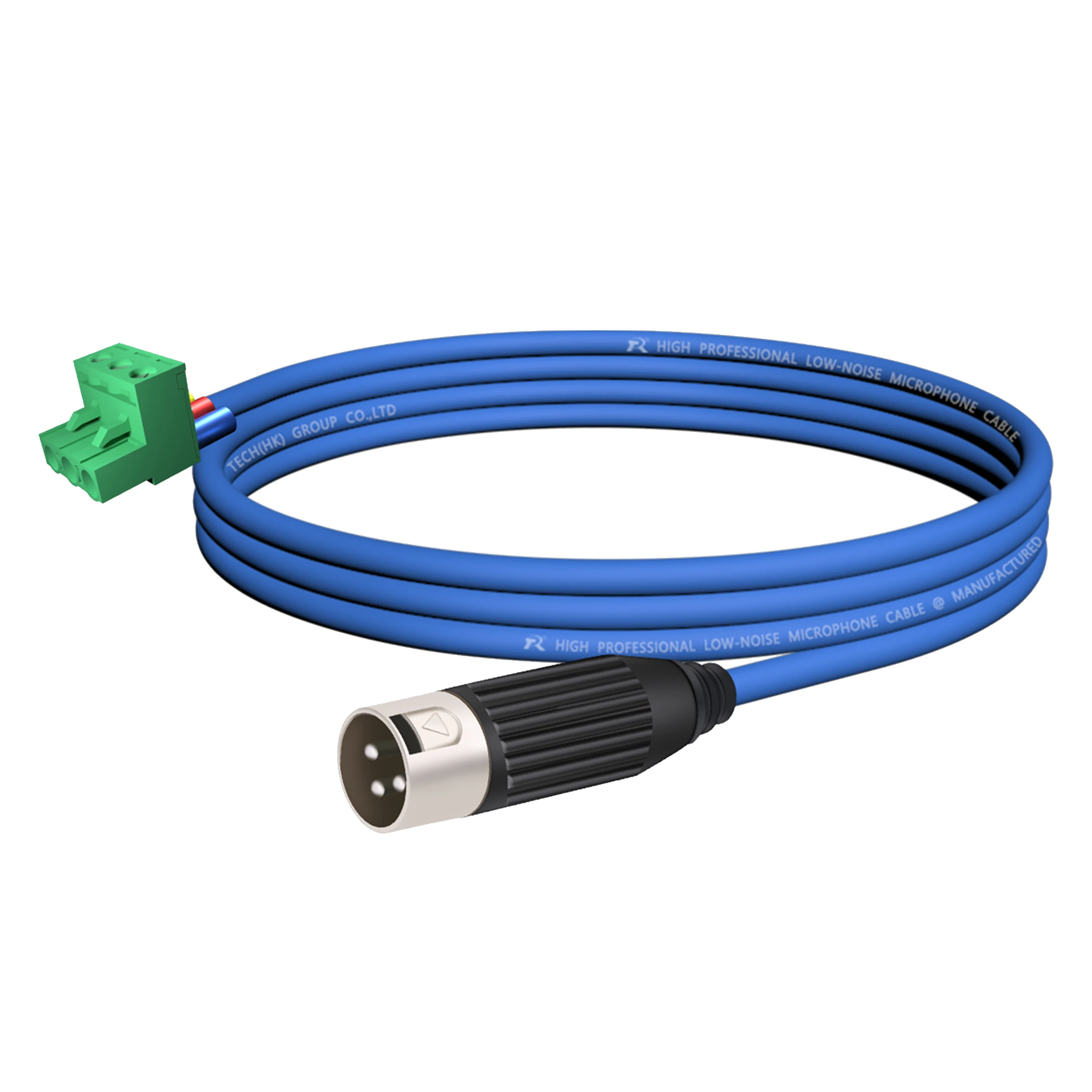 Phoenix-Terminal auf 3P-XLR-Kabel, 5,08 mm 3P steckbares Terminal auf XLR-Buchse-Verbindungskabel, versilberte Nadel, für Mikrofon – Detail 4