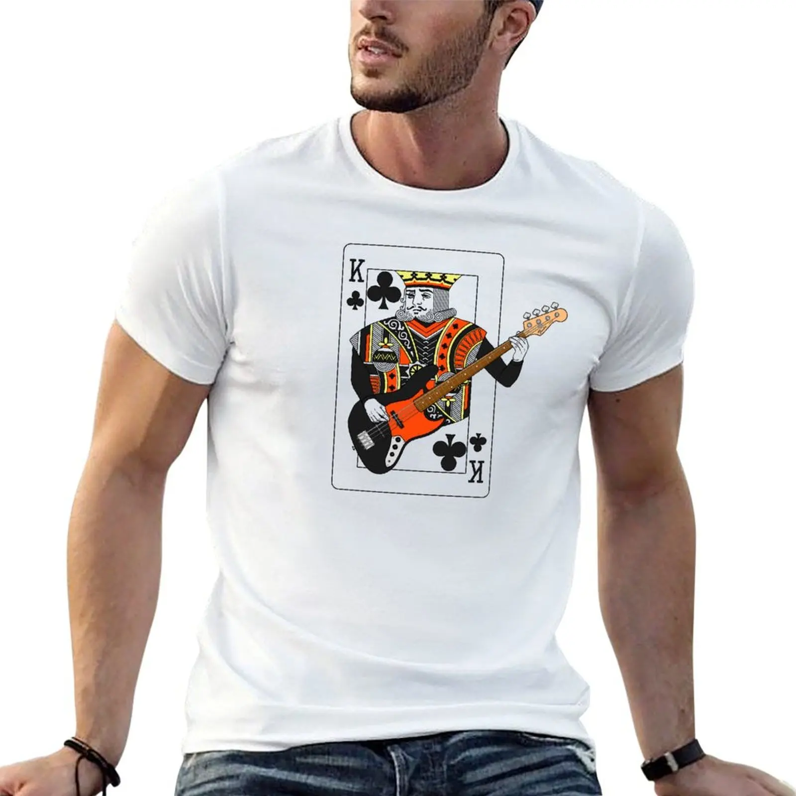 King Bass J T-Shirt Sweat Resistant Workout Tee Shirt