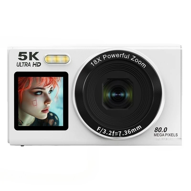 

CCD Digital Camera 80 million Pixel Dual Screen Selfie Portable Camera Student Party WiFi Internet