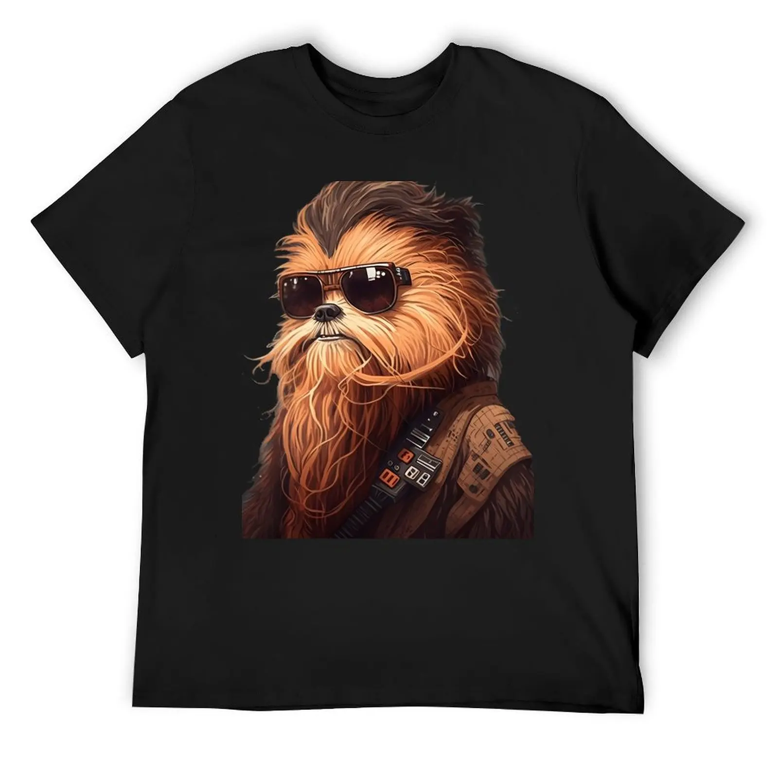 Wookie T-Shirt korean fashion sports fans mens shirts graphic tee