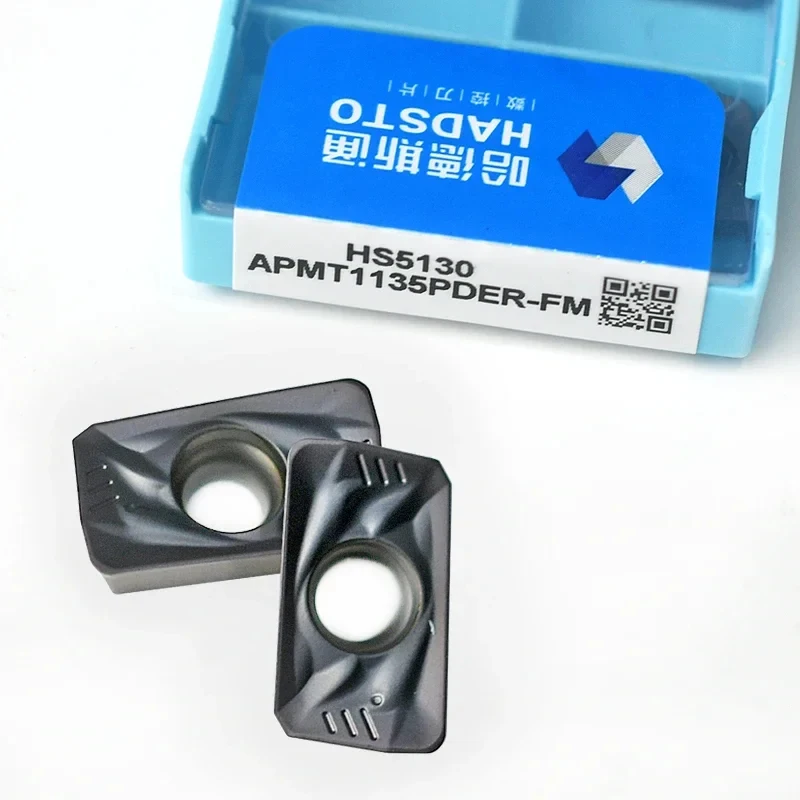 10pcs Original APMT APMT1135PDER APMT1604PDER APMT1605PDER FM HS5120 HS5130 HS5115 CNC Tools Square Shoulder Milling Inserts