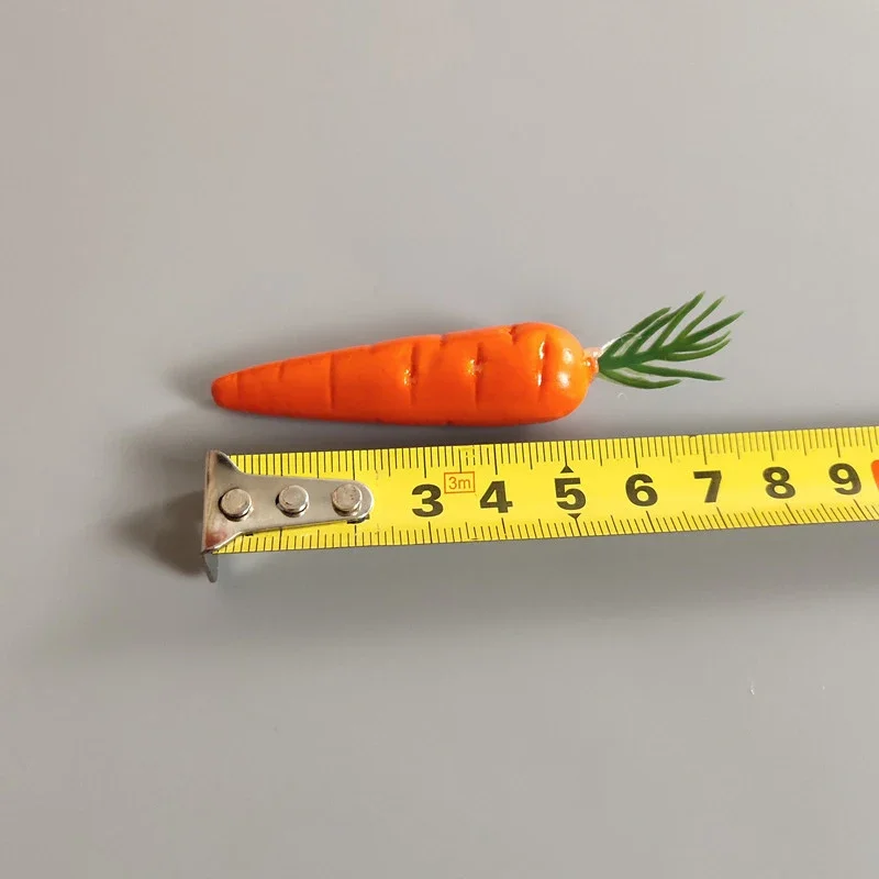 10Pcs Artificial Carrot Fake Foam Vegetables Mini Carrot Easter Decoration Party Doll House Accessories Food Photography Props