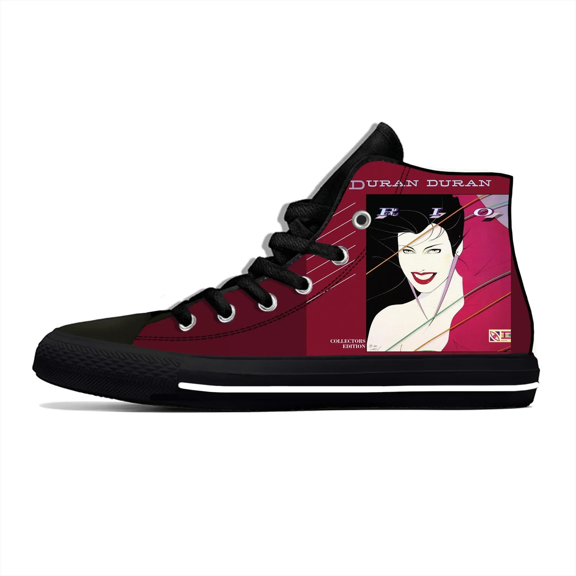 Band DURAN DURAN High Top Sneakers Mens Womens Teenager Casual Shoes Canvas Running Shoes 3D Print Breathable Lightweight shoe