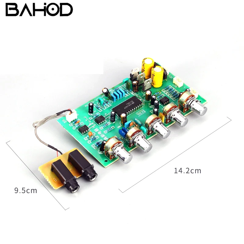 

Плата предусилителя BAHOD Tone Board с реверберацией, регулировкой высоких басов, подходит для усилителя HIFI